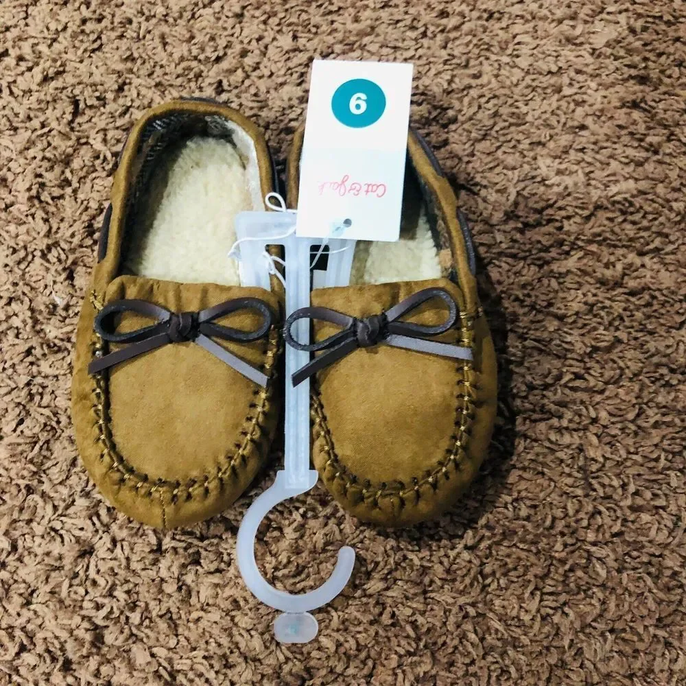 Cat & Jack Baby Toddler Casual Shoes‎ Slip On Chestnut Size 9